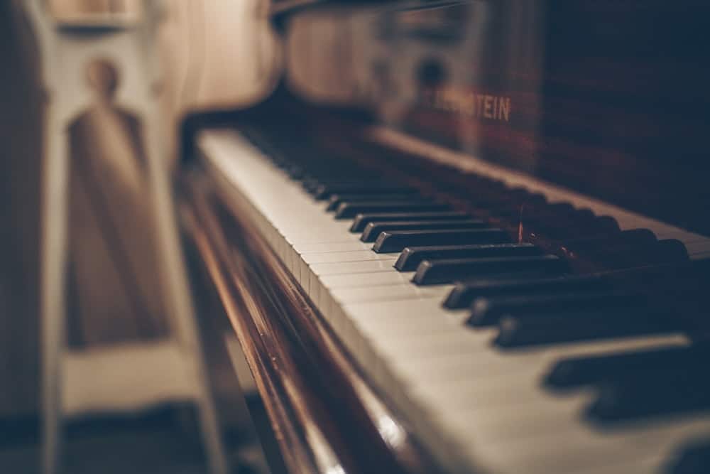 Piano Lessons for Kids Cahaba Heights - Picture of a Piano with the keys showing.